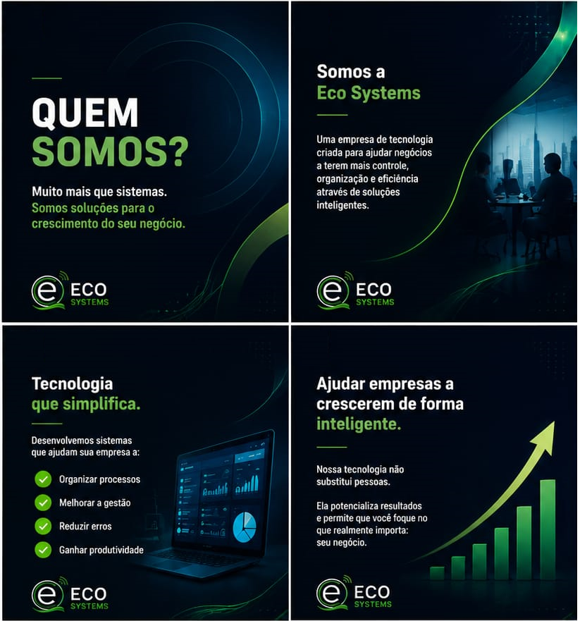 Sobre a EcoSystem e suas soluções de tecnologia